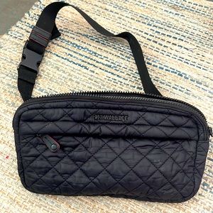 MZ Wallace small sling/belt bag, black